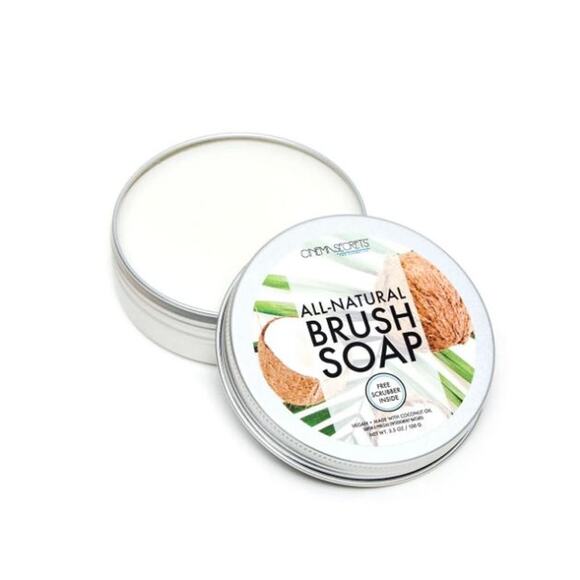 Cinema Secrets All Natural Brush Soap Vegan Made with Coconut Oil 3.5Oz/100g - Picture 1 of 7